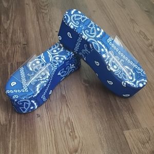 Blue Bandana Wedge